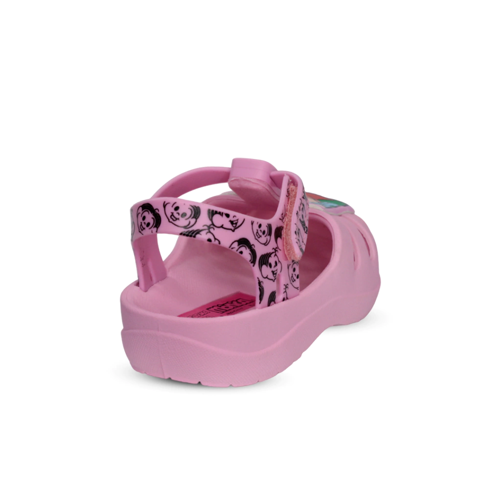 Sandália Babuche Turma Da Mônica Gibi Menina Rosa -  Marsol Calçados 
