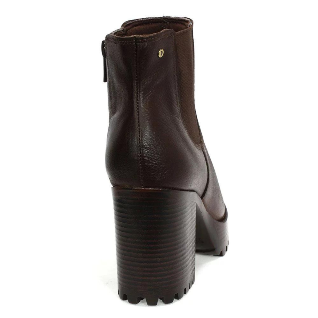 Bota Parô Tratorada Couro Feminina -  Marsol Calçados 