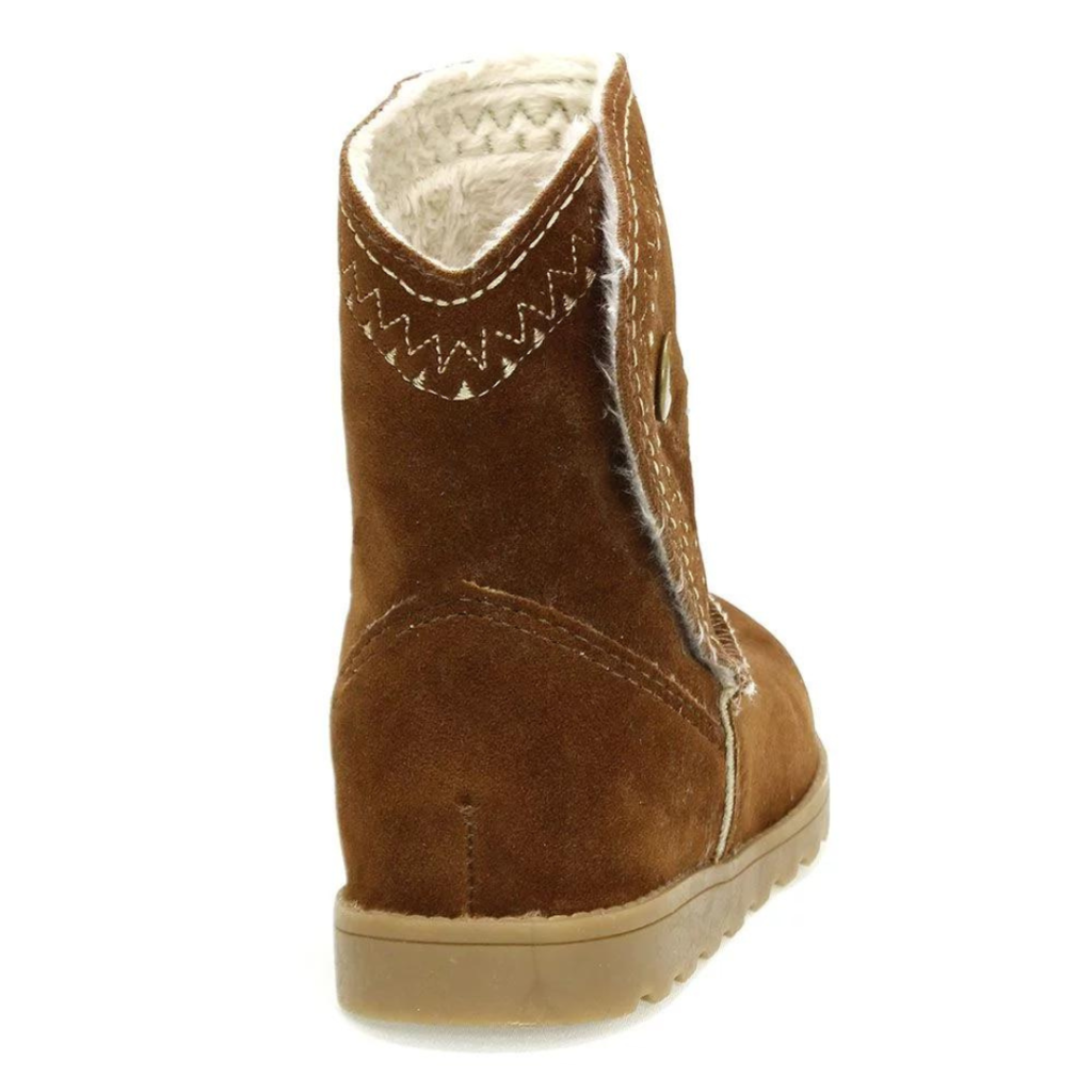 Bota Forrada Klassipé Fluffy Menina Caramelo -  Marsol Calçados 