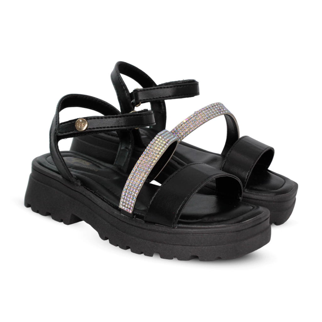 Sandália World Colors Lps Gigi Menina Preta - loja online