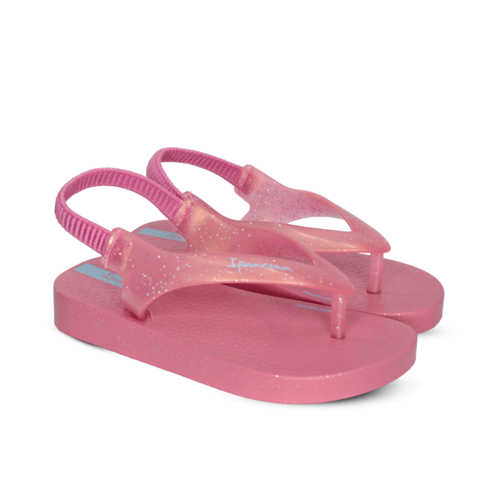 Sandália Ipanema Gliter Baby Menina Rosa -  Marsol Calçados 