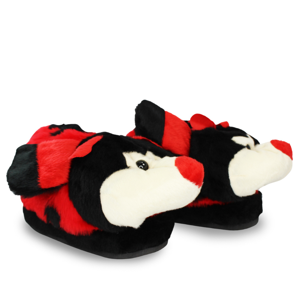Pantufa Casa&Cia Joaninha Lã - loja online
