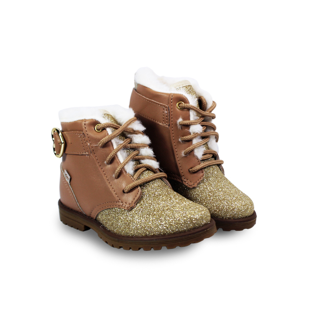 Bota Kidy Baby Fashion Napa Brilho Menina - loja online