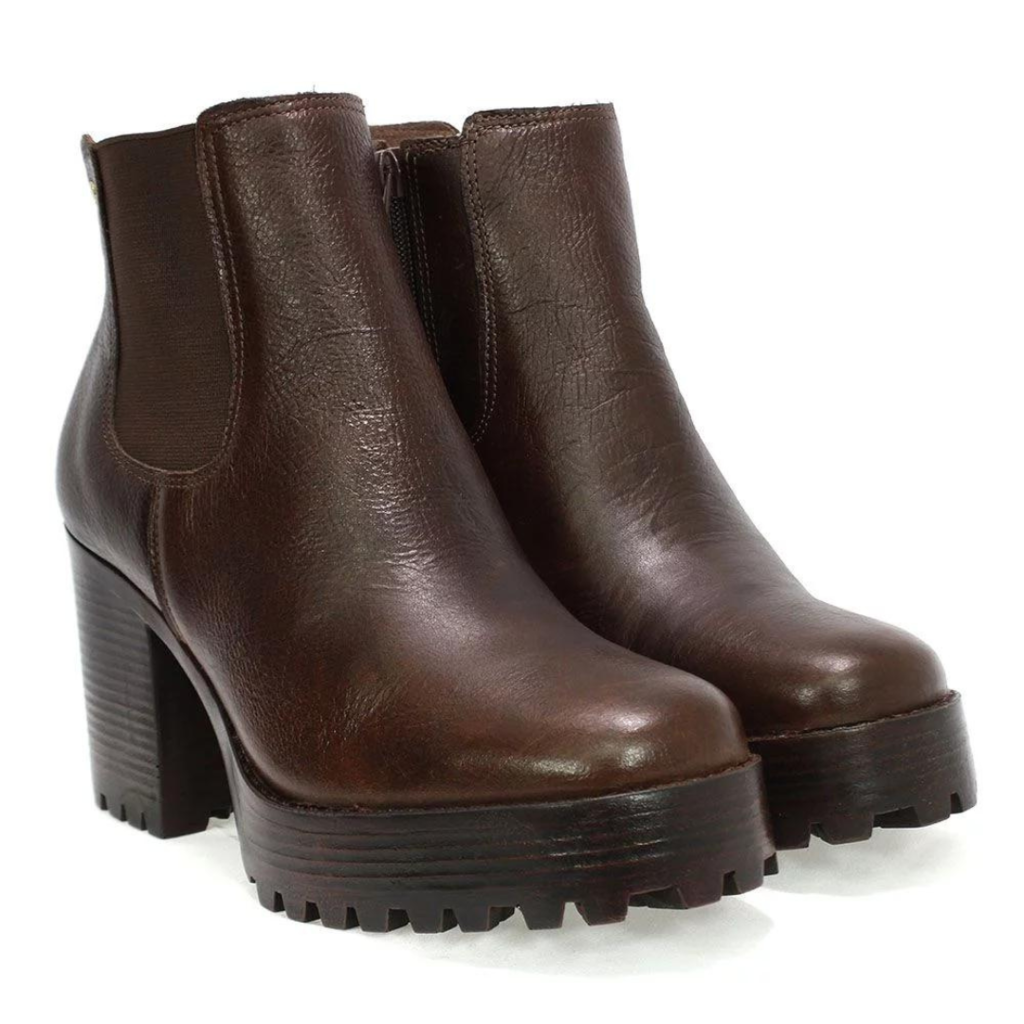 Bota Parô Tratorada Couro Feminina - loja online