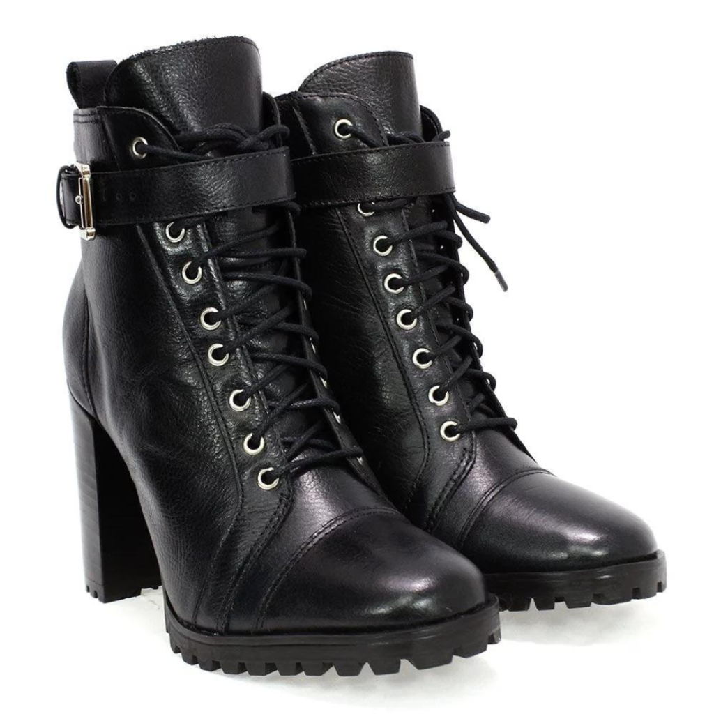 Bota Coturno Parô Couro Feminina - loja online