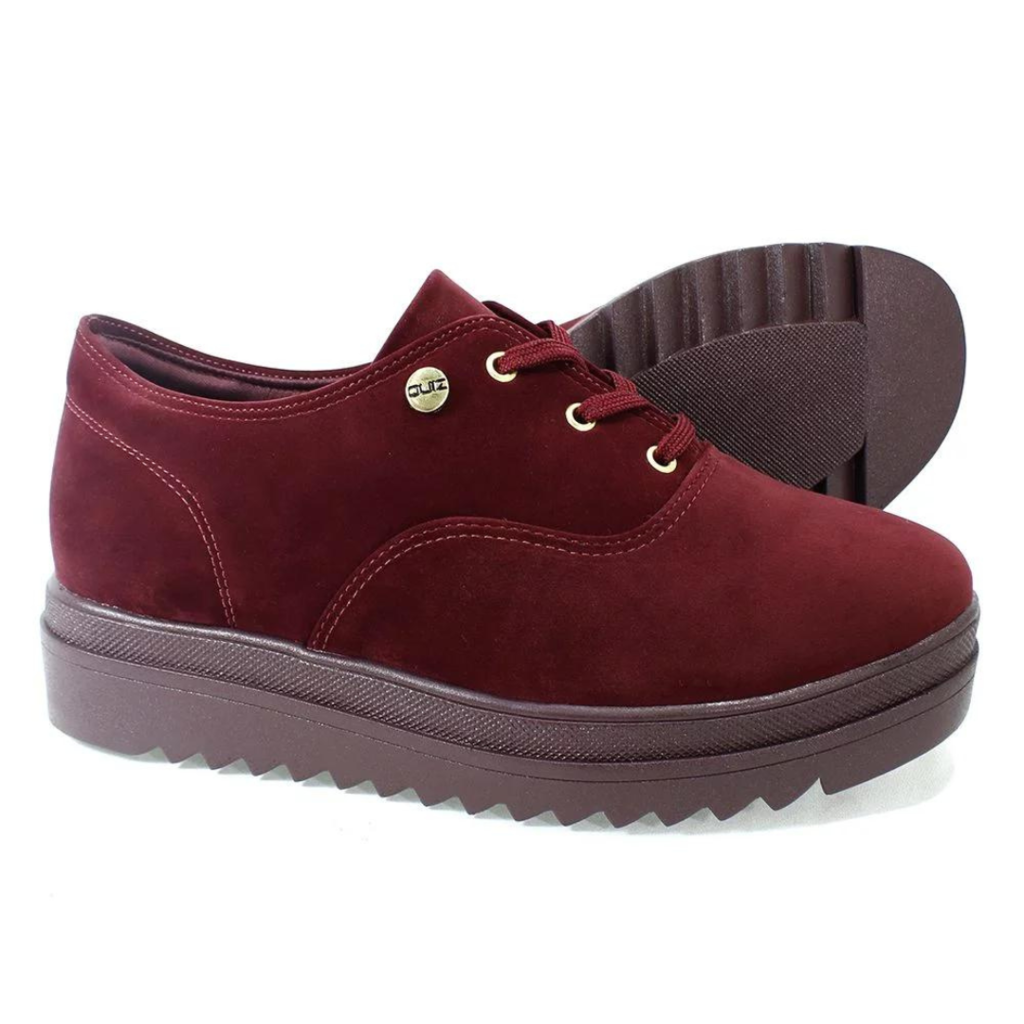 Tênis Quiz Flatform Nobuck Feminino - loja online