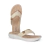 Chinelo Modare Ultraconforto Napa Tresse Feninino Creme - loja online