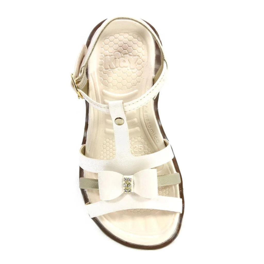 Sandália Kidy Menina Light Branco - loja online
