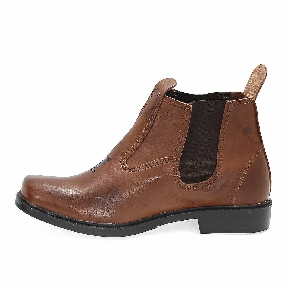 Botina Curraleira Couro Masculino