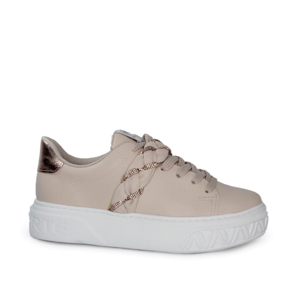Tênis Via Marte Casual Sola Grossa Napa Feminino