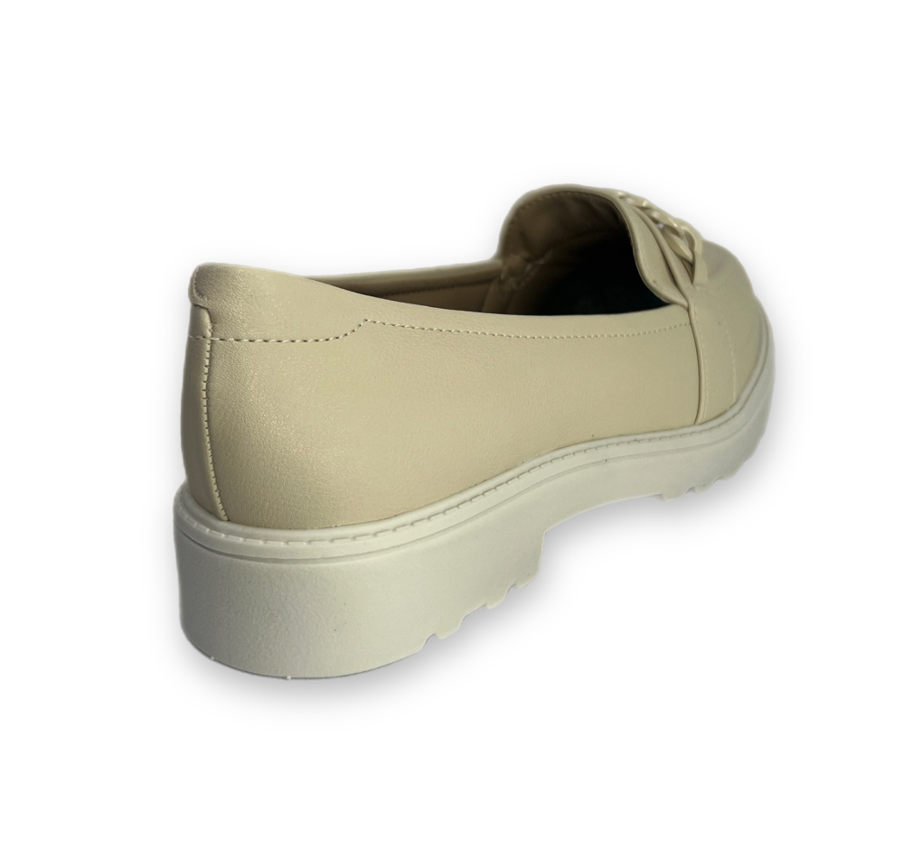 Sapato Mocassim Modare Napa Floather Feminino Creme -  Marsol Calçados 