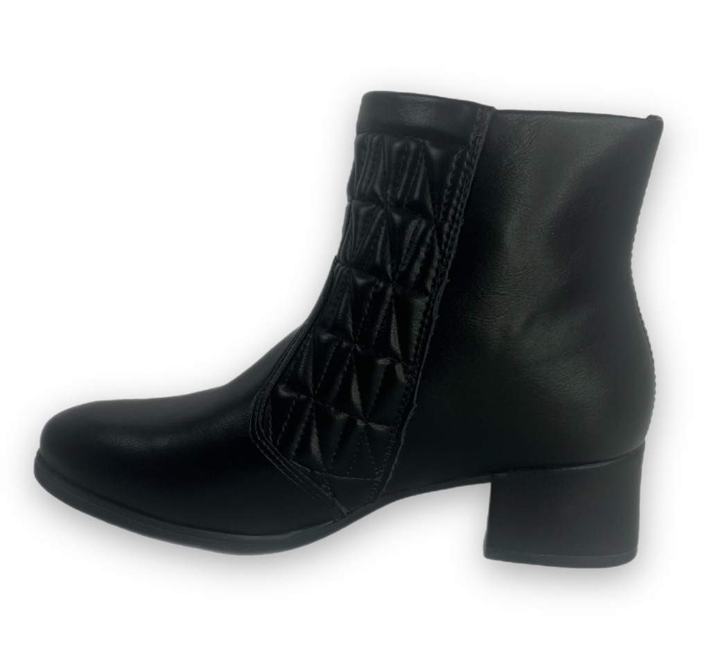 Bota Dakota Cano Baixo Napa Vertuo Feminina Preta - comprar online