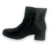 Bota Dakota Cano Baixo Napa Vertuo Feminina Preta - comprar online