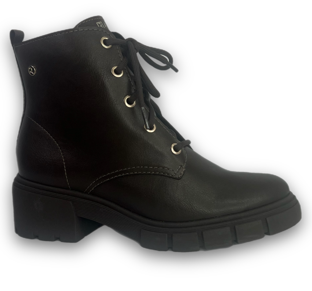 Bota Coturno Ramarim Napa Vegetal Plus Feminina Café