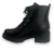 Bota Coturno Ramarim Napa Vegetal Plus Feminina Preta - comprar online