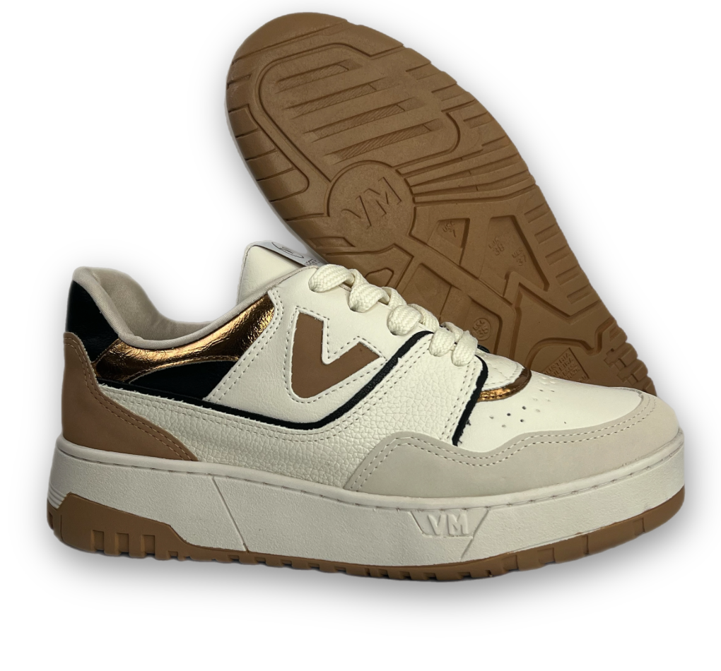 Tênis Via Marte Sport Napa New Floater Feminino Bege - loja online