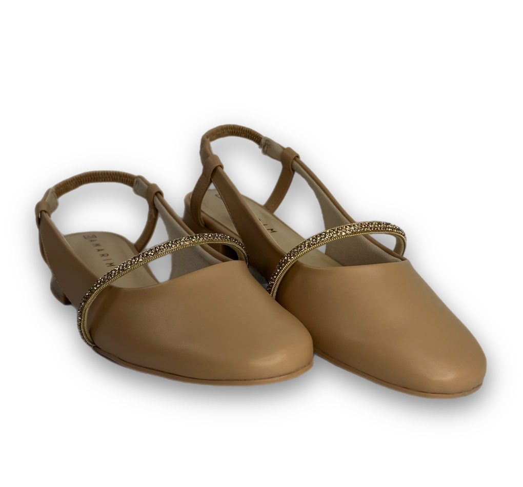 Sapato Ramarim Chanel Napa Plus Feminino Nude - loja online