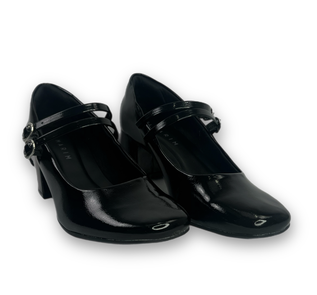 Sapato Mary Jane Ramarim Verniz Show Feminino Preto - loja online