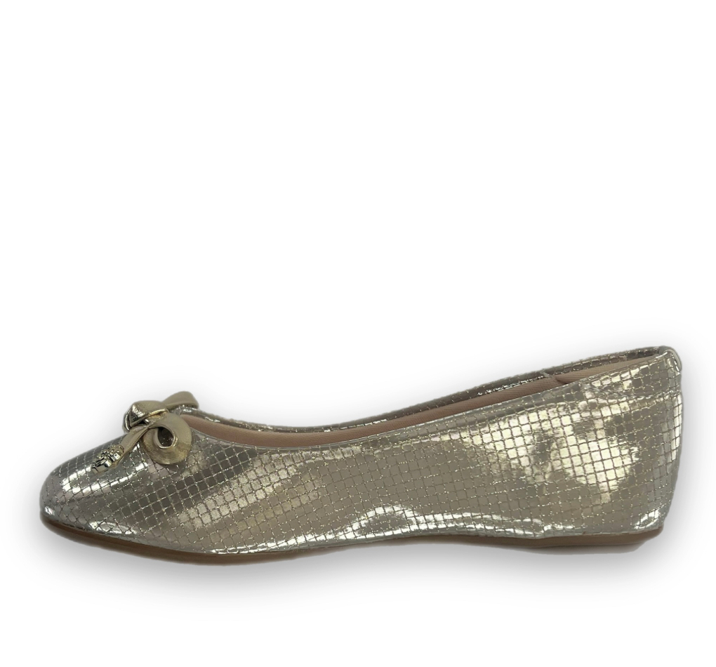 Sapatilha Molekinha Napa Metalizada Menina Dourado - comprar online