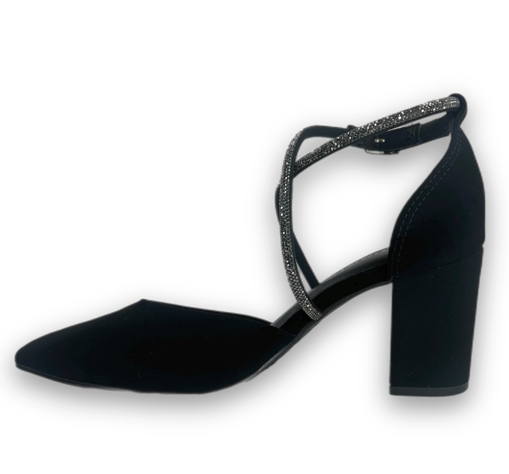Sapato Via Marte Social Nobuck Feminino Preto - comprar online