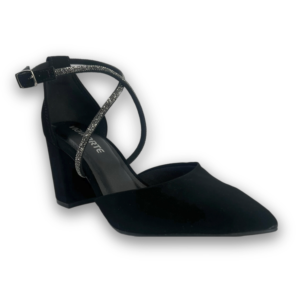 Sapato Via Marte Social Nobuck Feminino Preto na internet