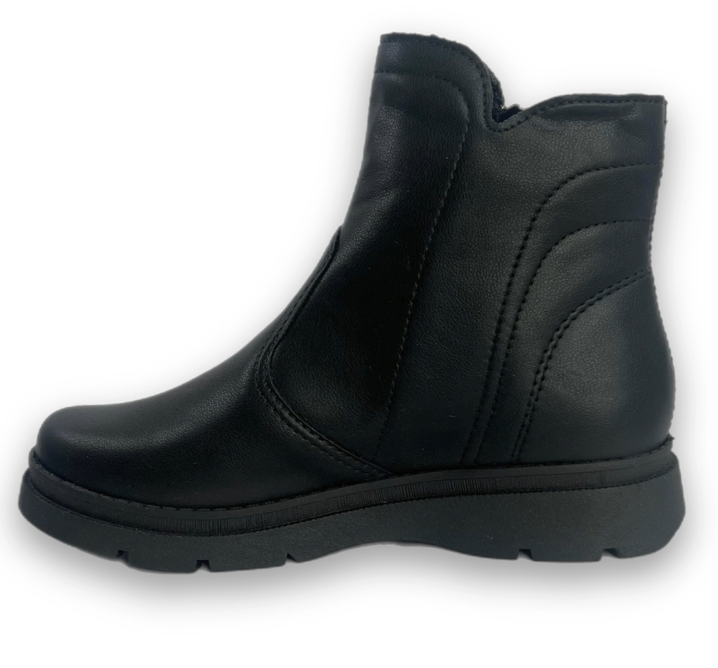 Bota Pink Cats Cano Curto Napa Almeria Menina Preta - comprar online