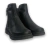 Bota Pink Cats Cano Curto Napa Almeria Menina Preta - loja online