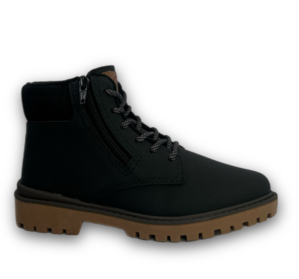 Bota Coturno Molekinho Napa Floater Menino Preto