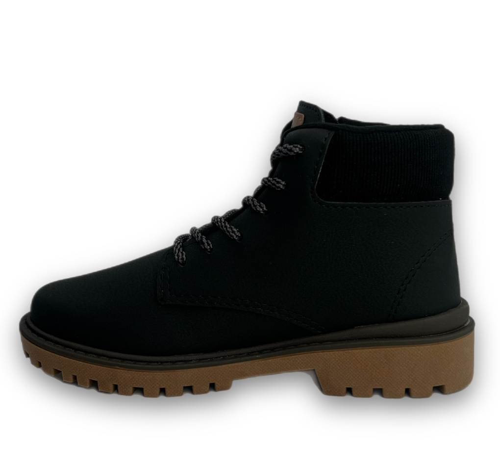 Bota Coturno Molekinho Napa Floater Menino Preto - comprar online