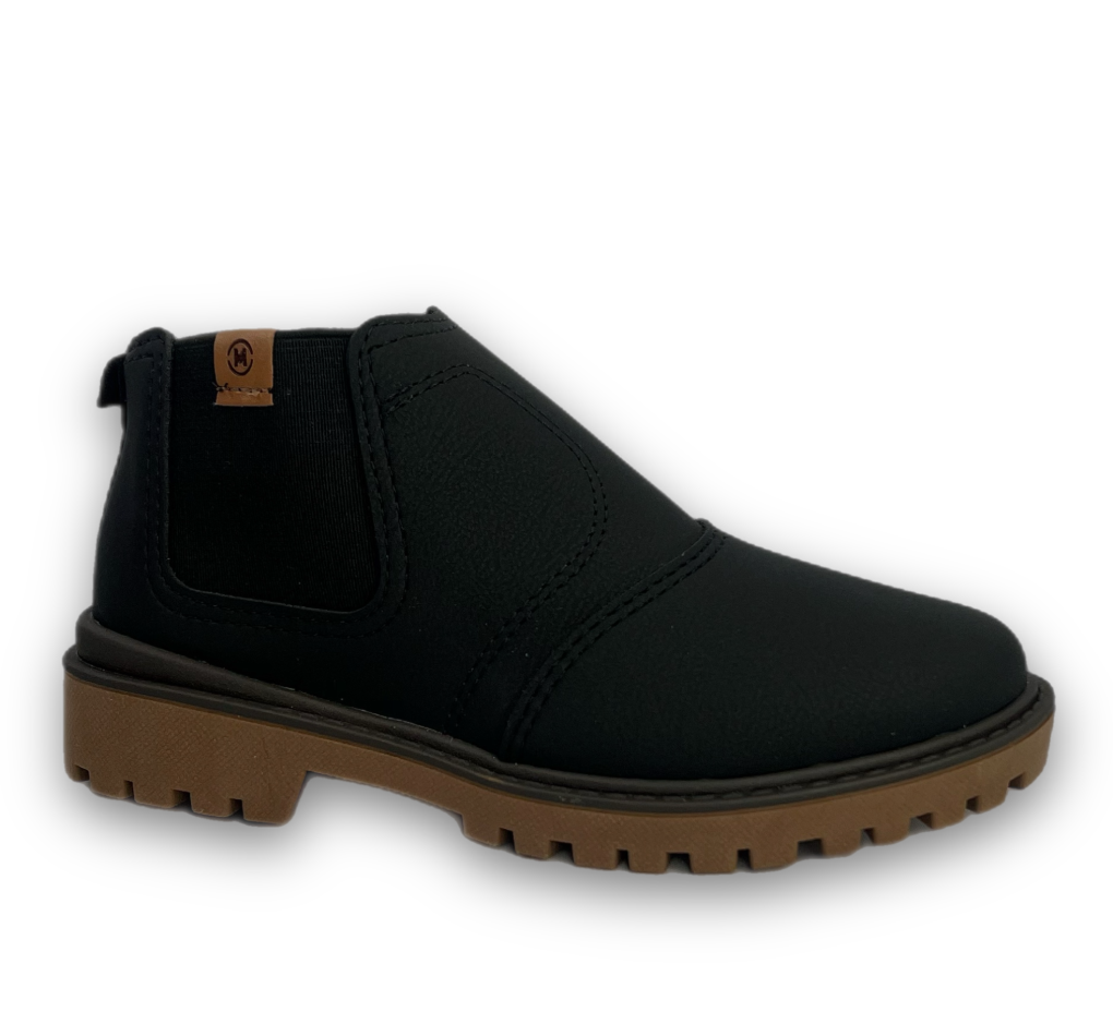 Bota Molekinho Napa Floater Rustico Menino Preto