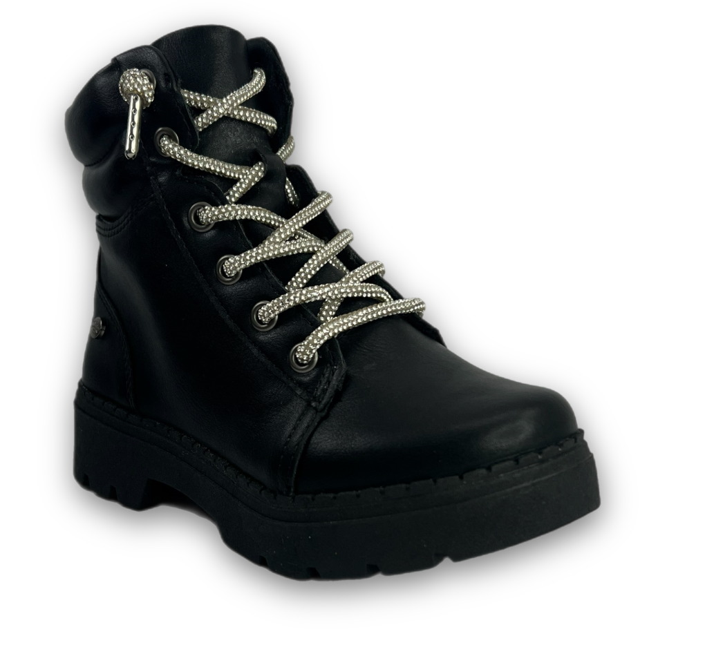 Bota Coturno Pink Cats Napa Berteli Menina Preto na internet
