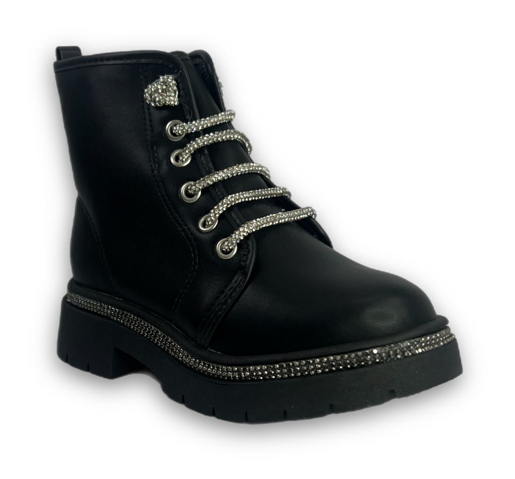 Bota Coturno Molekinha Napa Berlim Milano Menina Preto na internet