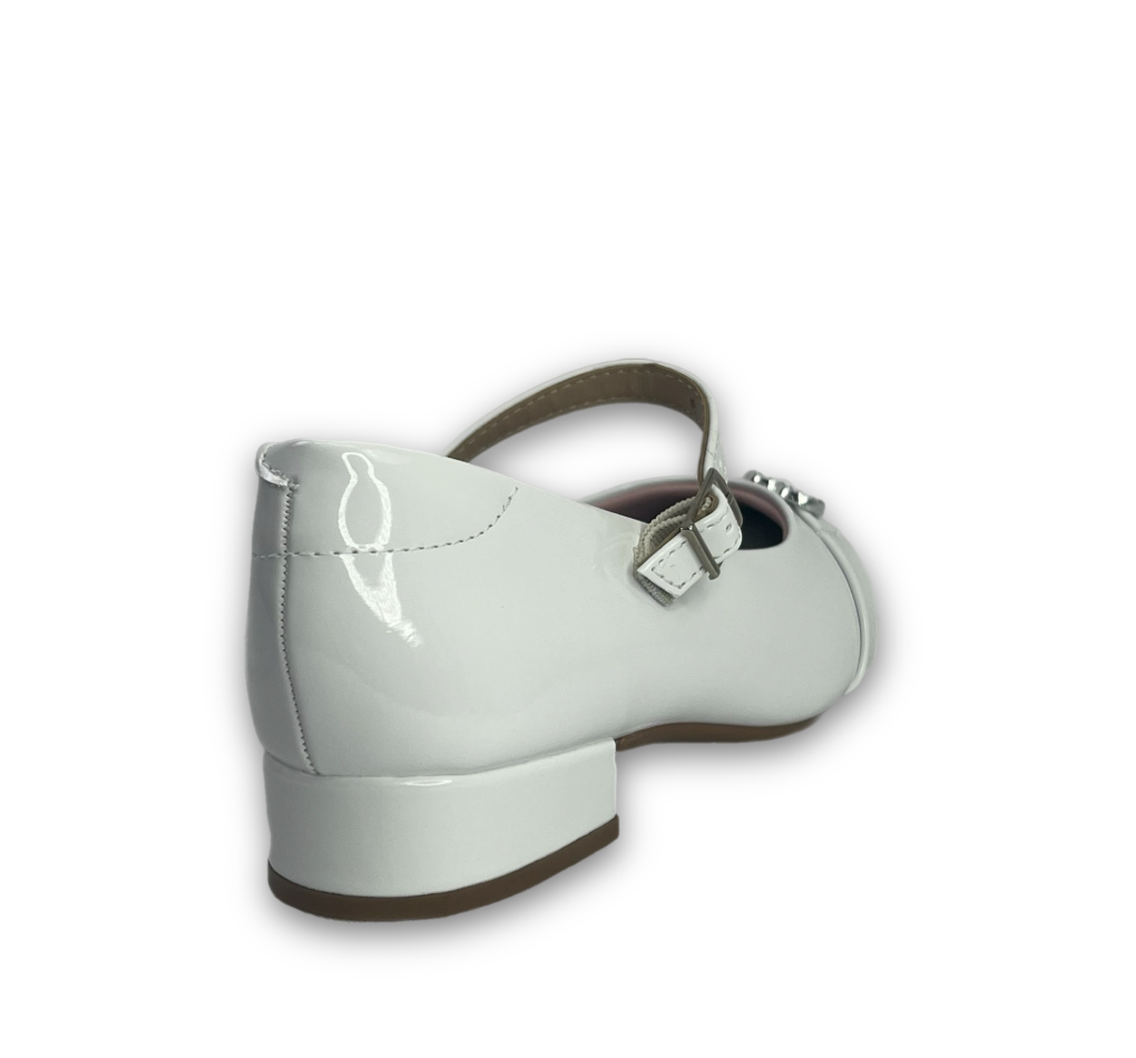 Sapato Molekinha Boneca Verniz Premium Menina Branco -  Marsol Calçados 