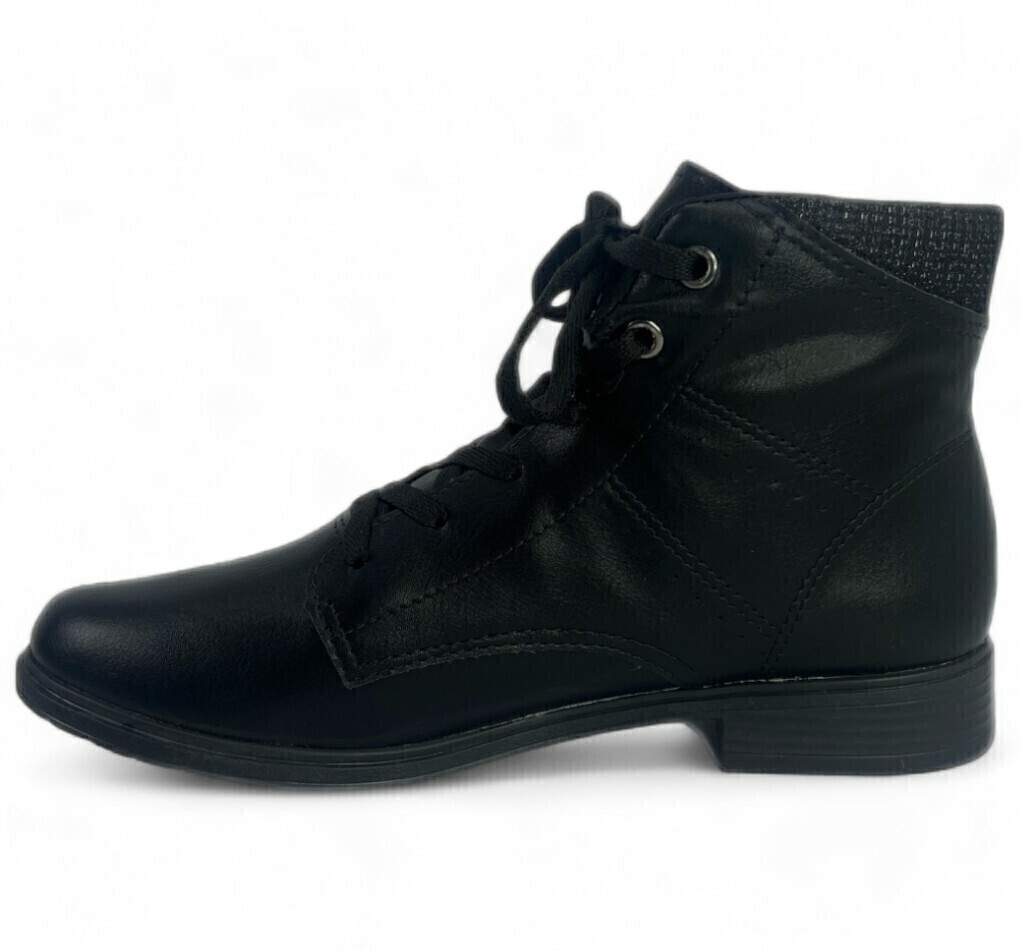 Bota Mississipi Cano Curto Napa Berteli Feminina Preta - comprar online