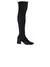 Bota Bebecê Over Knee Camurça Stretch Feminina Preta - comprar online