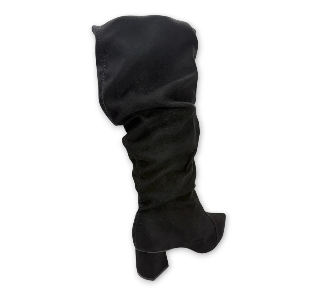 Bota Bebecê Cano Longo Camurça Pampa Feminina -  Marsol Calçados 