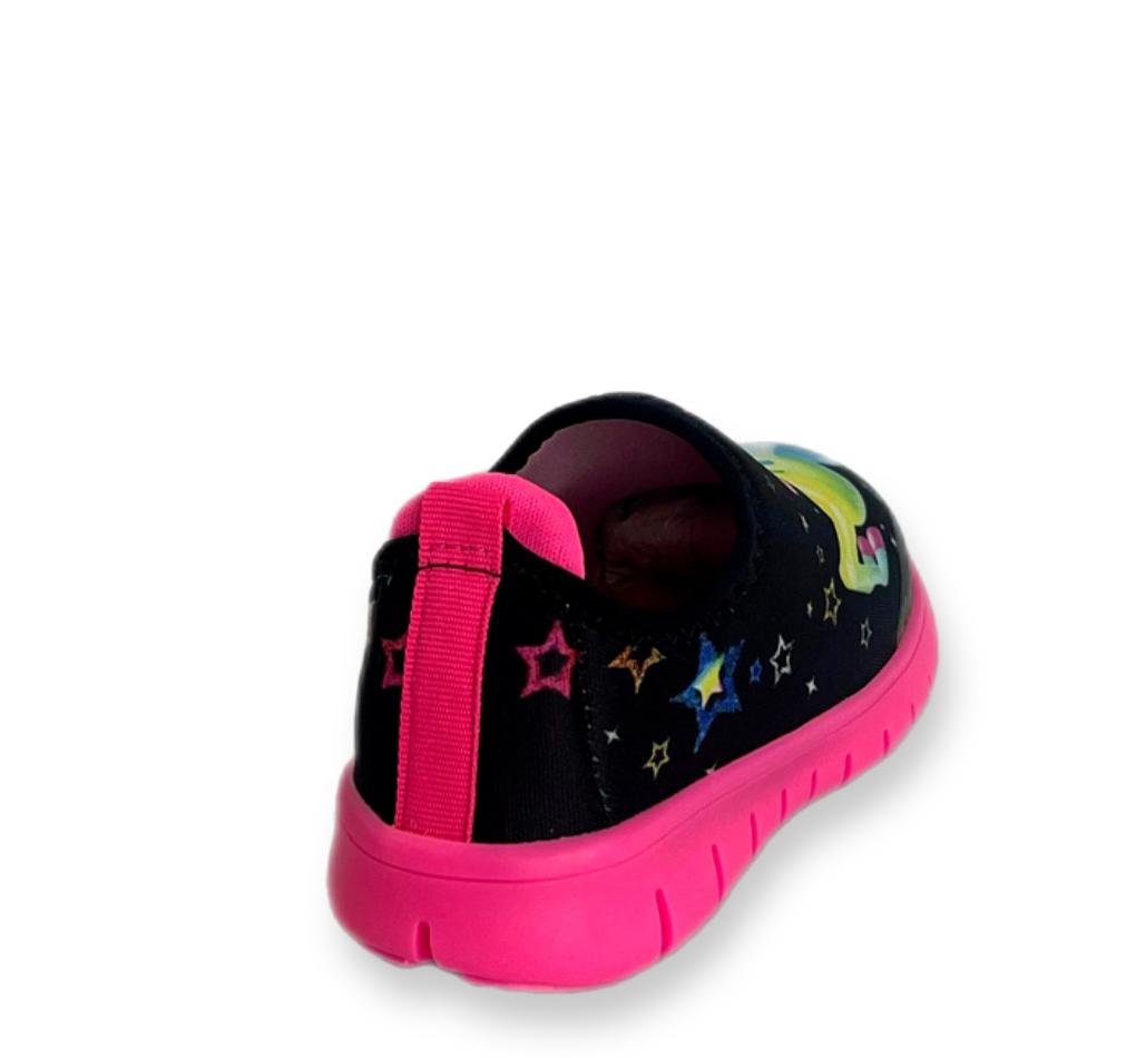 Tênis Novopé Baby Slip On Lycra Unicórnio Menina Pink -  Marsol Calçados 