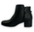 Bota Della Vecchia Couro Bodão Num.Especial Feminina Preta - comprar online