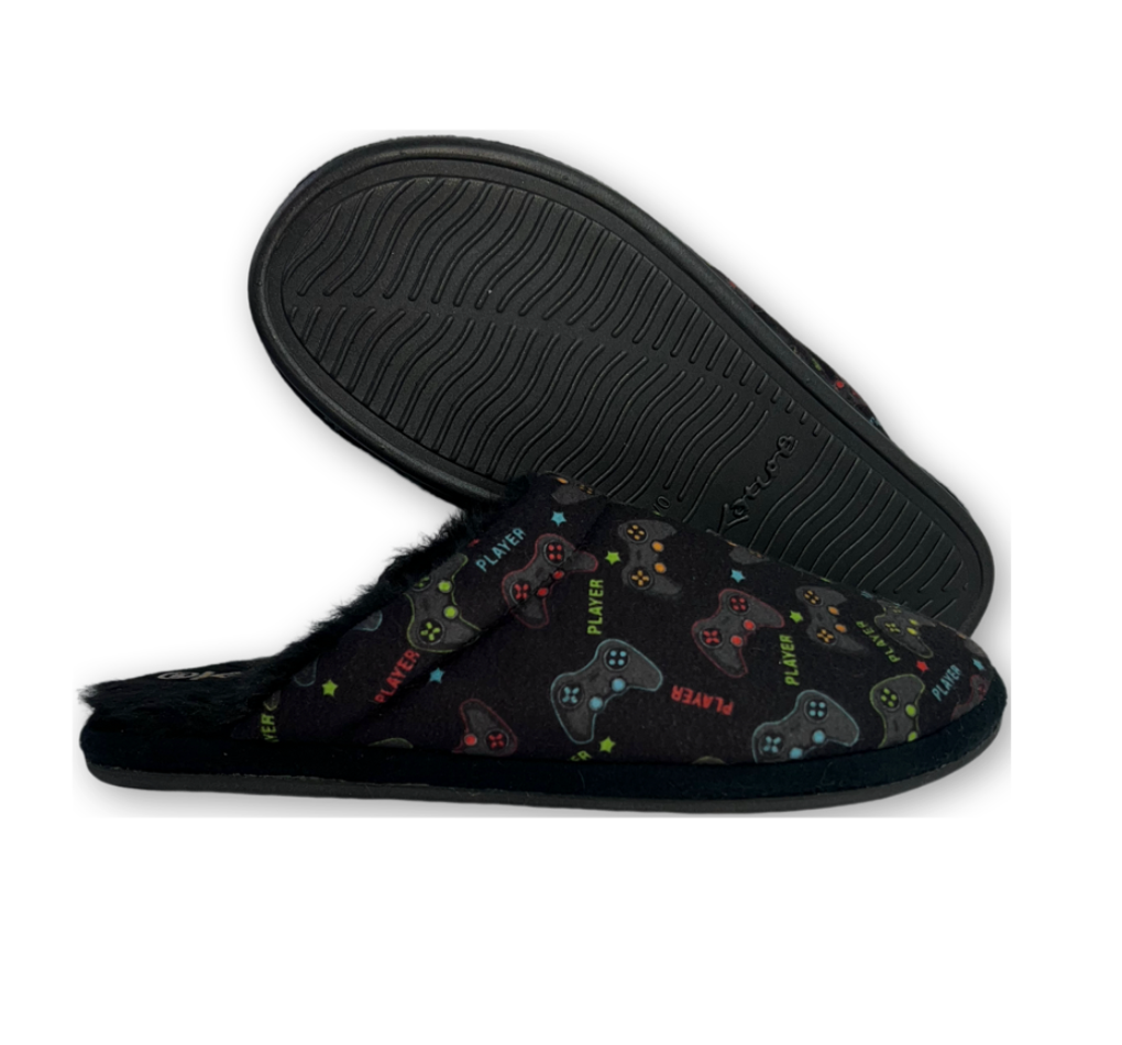 Chinelo Katurê Forrado Pelo Soft Game Player Unixes Preto - loja online