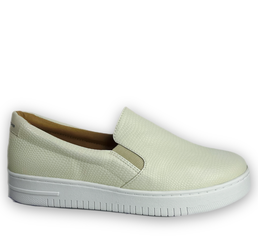 Tênis Della Vecchia Slip Napa Num.Especial Feminino Branco