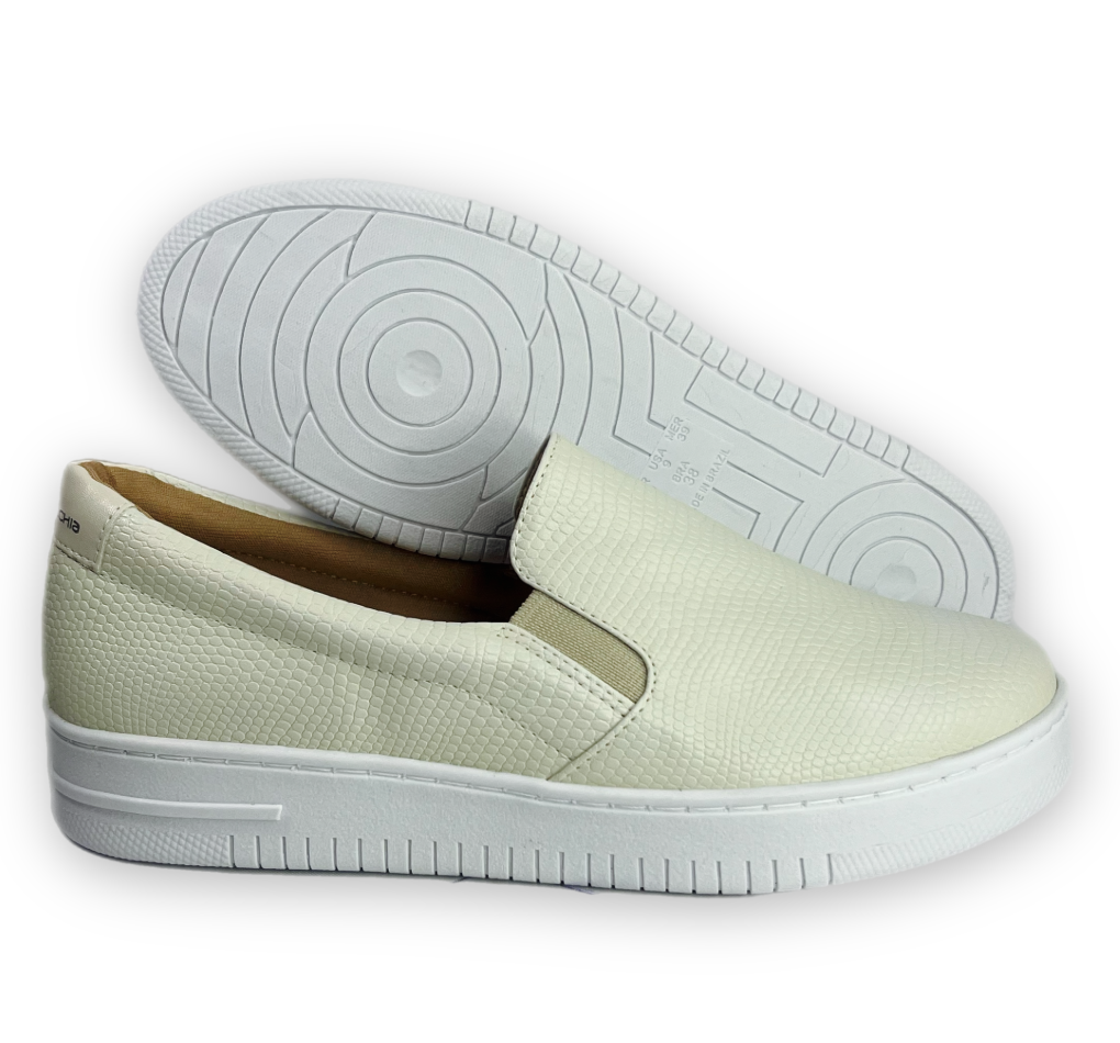 Tênis Della Vecchia Slip Napa Num.Especial Feminino Branco - loja online
