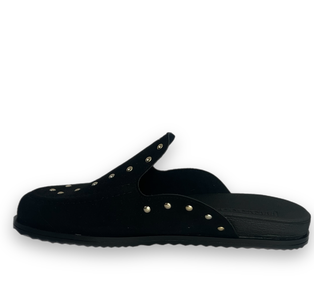 Sapato Mule Moleca Camurça Flex Feminino Preto - comprar online