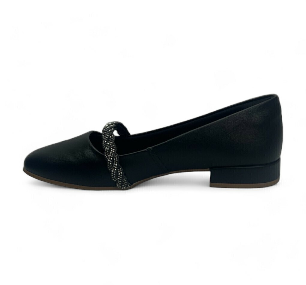 Sapato Mississipi Viterbo Napa Bertini Feminino Preto - comprar online