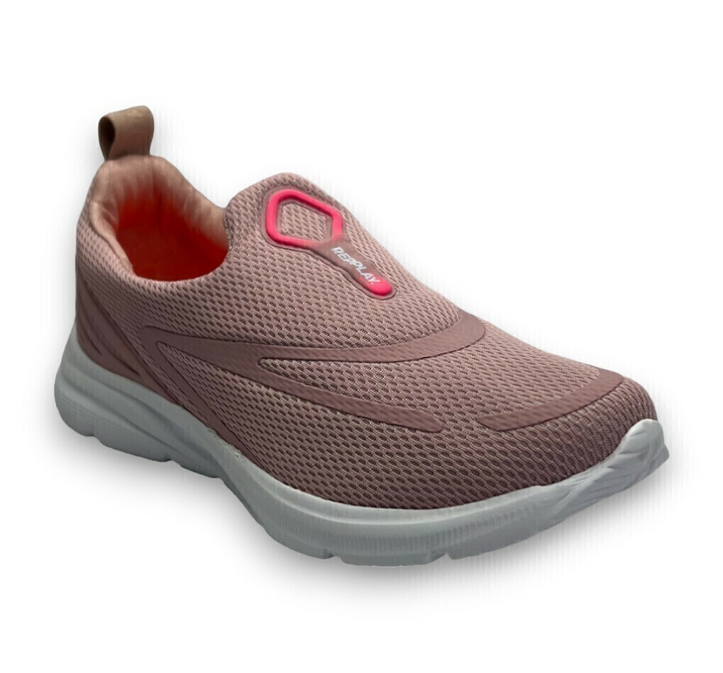 Tênis Rep Play Slip On Tecido Light Feminino Nude na internet