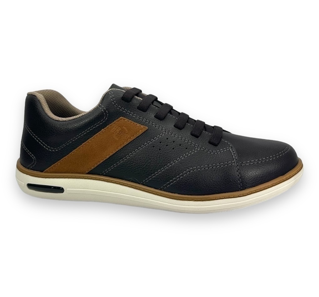 Sapatênis Brsport Casual Napa Vermont Masculino Café