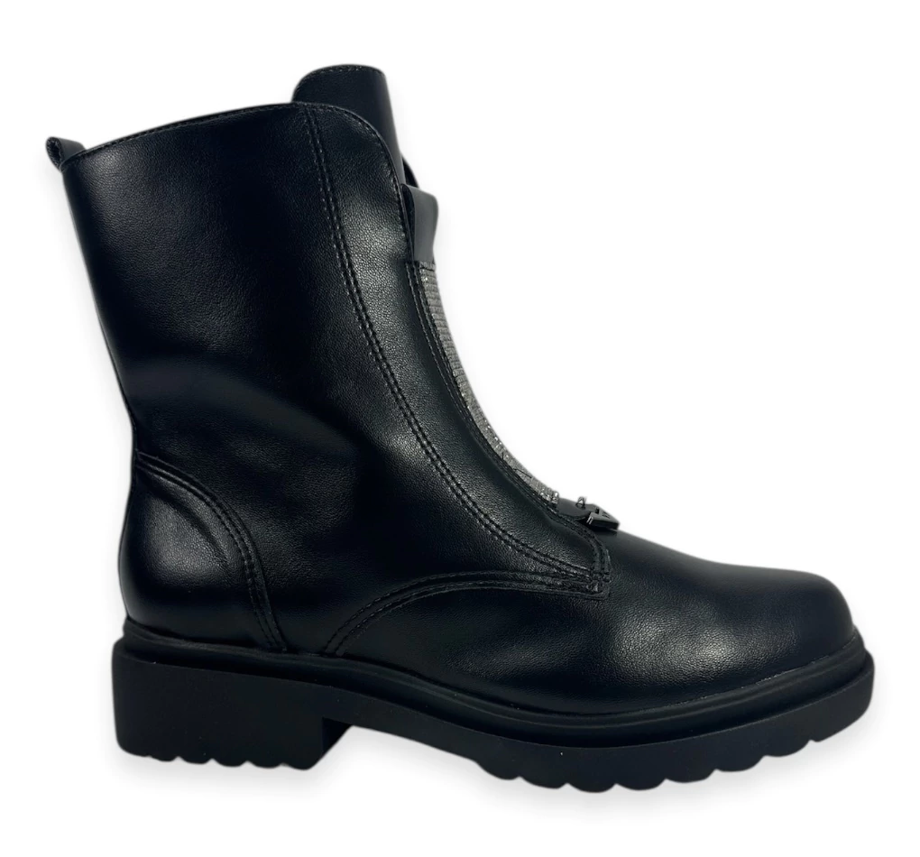 Bota Via Marte Cano Curto Montana Feminina Preta - comprar online