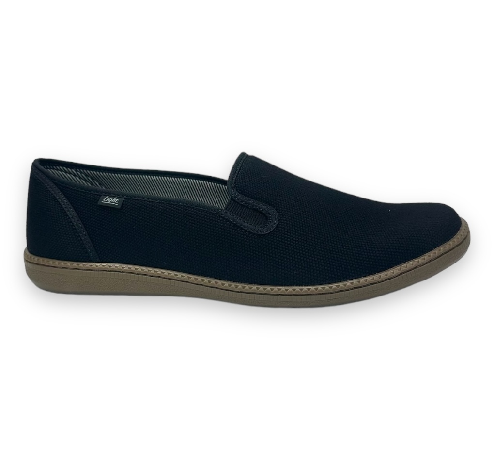 Sapatilha Vudalfor Light Slip Em Lona Masculina Preta