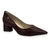 Sapato Bebecê Scarpin Napa Singapura Feminino Chocolate -  Marsol Calçados 