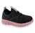 Tênis Novopé Baby Slip On Lycra Menina Preto E Rosa na internet