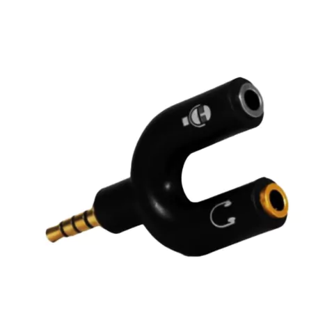 Cabo Adaptador P3 X P2 Fone Microfone Headset Xbox Ps4 A25